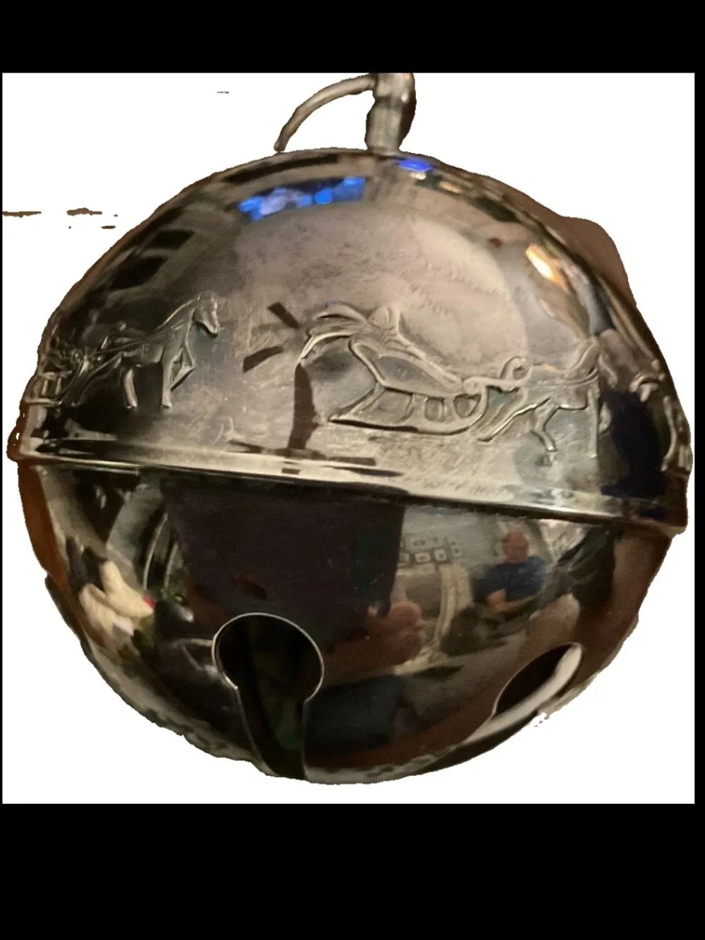 VTG Wallace Silversmiths 1981 Silverplate Christmas Sleigh Bell w/Box